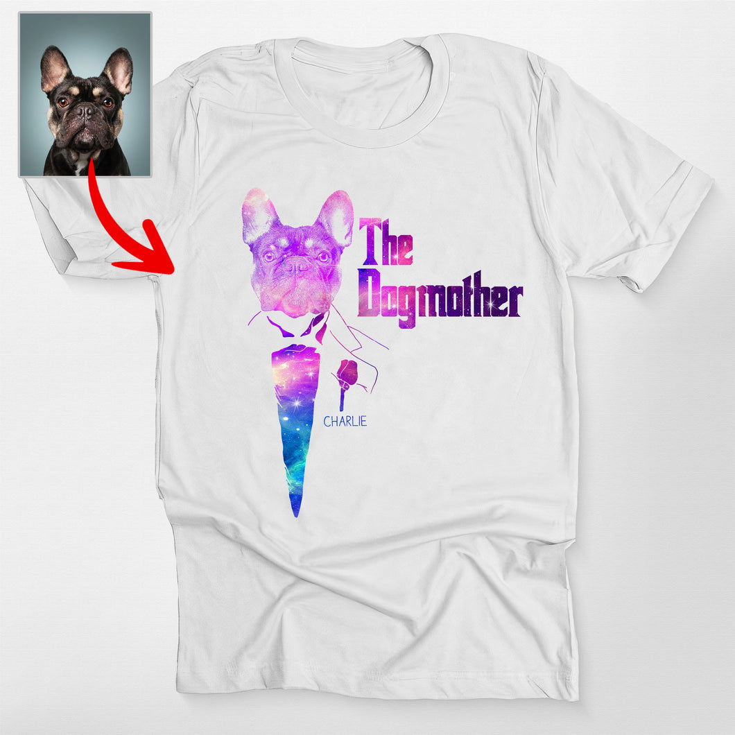 Pawarts - Personalized Unique Sketch DogMother Unisex T-shirt [For Dog Mom]