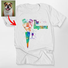 Load image into Gallery viewer, Pawarts - Personalized Unique Sketch DogMother Unisex T-shirt [For Dog Mom]
