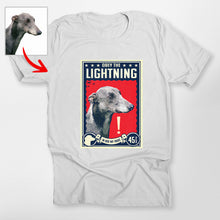 Load image into Gallery viewer, Pawarts | Custom Dog Portrait Unisex T-shirt [For Independence Day]
