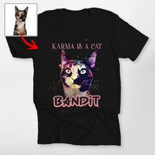 Load image into Gallery viewer, Pawarts | Galaxy Customized Pet Portrait Unisex T-shirt [For Humans]
