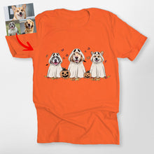 Load image into Gallery viewer, Cute Custom Dog Ghost Shirt for Dog Lovers Funny Retro Style
