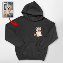 Load image into Gallery viewer, Custom Dog Ghost Gildan Hoodie Funny Retro Style For Dog Lovers
