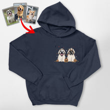 Load image into Gallery viewer, Custom Dog Ghost Gildan Hoodie Funny Retro Style For Dog Lovers
