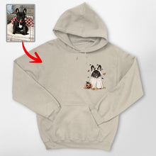 Load image into Gallery viewer, Custom Dog Ghost Gildan Hoodie Funny Retro Style For Dog Lovers
