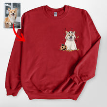 Load image into Gallery viewer, Custom Dog Ghost Gildan Sweatshirt For Dog Lovers Funny Retro Style
