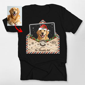 Christmas Envelope to Santa Custom Dog Classic T-shirt