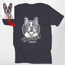 Load image into Gallery viewer, Pawarts | Re-Order Custom Dog Portrait Shirts For Humans
