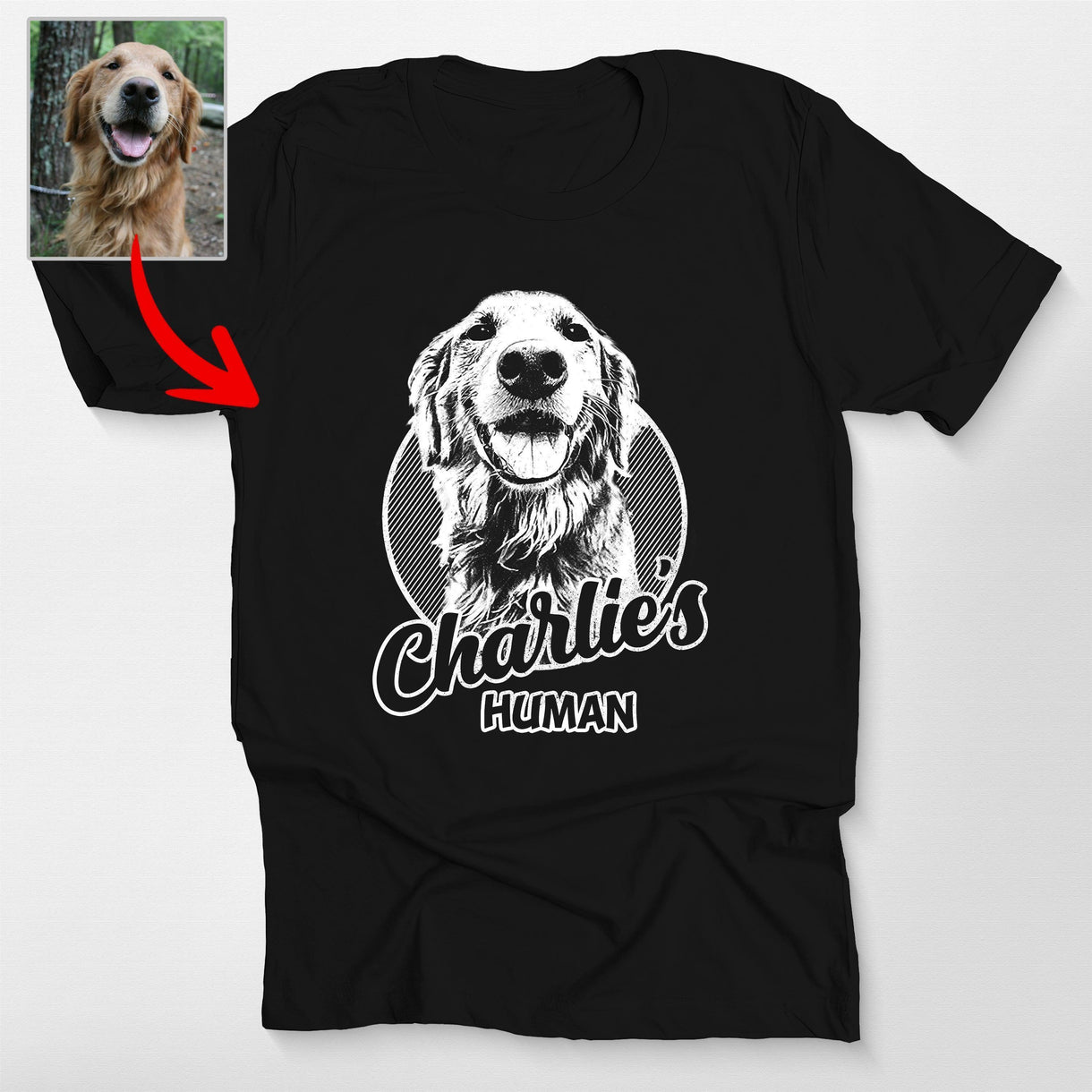 Laura | Dog Art T-Shirt