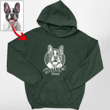 Load image into Gallery viewer, Pawarts | Re-Order Custom Dog Portrait Hoodie For Humans
