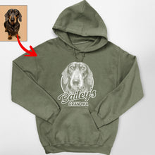 Load image into Gallery viewer, Pawarts | Re-Order Custom Dog Portrait Hoodie For Humans
