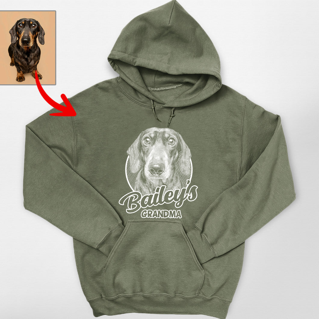 Pawarts | Re-Order Custom Dog Portrait Hoodie For Humans