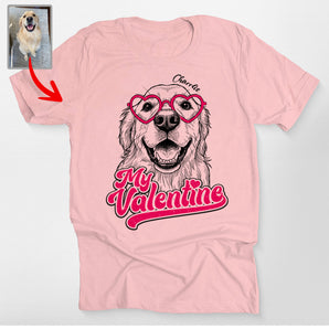 Happy Valentine Custom Pet Classic T-Shirt