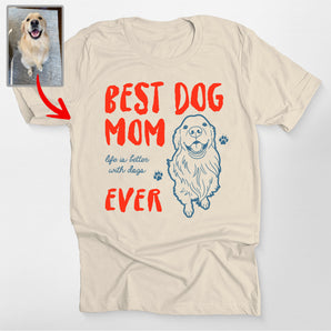 Personalized Dog Best Dog Mom Ever Classic T-shirt