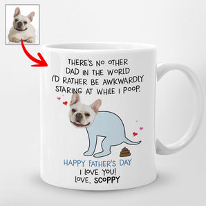 Personalized Happy Father's Day Funny Dog Mug
