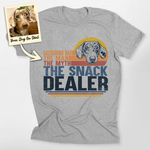 Personalized Wiener Dad The Snack Dealer Classic T Shirt