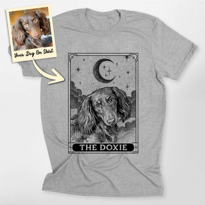 Personalized Funny Dachshund Shirts Tarot Card Classic T Shirts