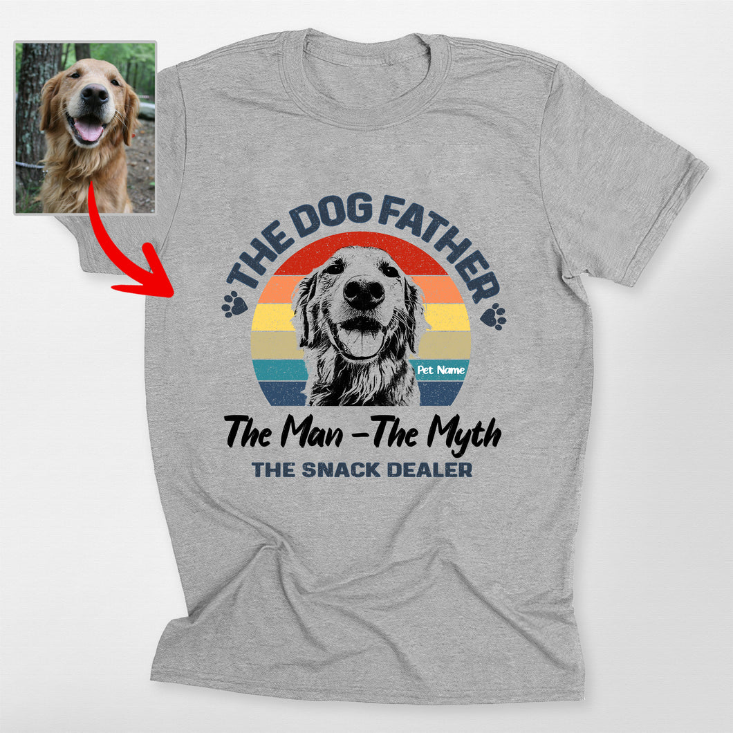 Pawarts | Custom Dog T-Shirt The Man The Myth [Vintage Style]