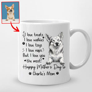 Personalized Dog Mom Mug – Custom Pet Gift for Mother's Day