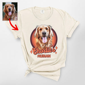 Retro Dog Portrait Premium Heavyweights T-Shirt – Gift for Dog Lovers