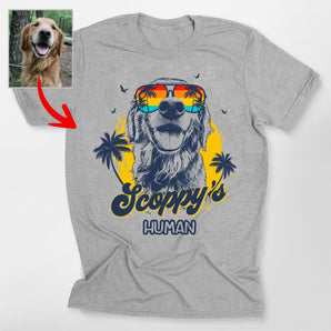 Custom Dog Summer Vibes Classic T-Shirt – Gift for Dog Lovers