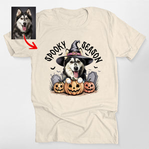 Custom Dog Halloween Classic T-Shirt for Pet Lovers