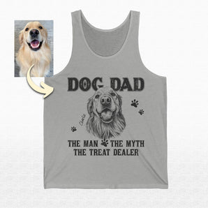 Dog Dad The Treat Dealer Tank Top