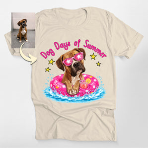 Pink Pool Float Summer Custom Dog Classic Tee