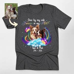 Custom Rainbow Bridge Dog Memorial Classic Tee
