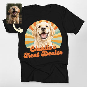Treat Dealer Custom Dog Portrait Classic Tee