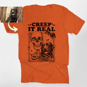 Creep It Real Custom Pet Portrait Classic Tee