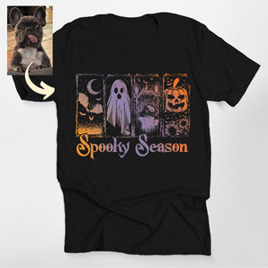 Spooky Season Custom Pet Portrait Classic Tee