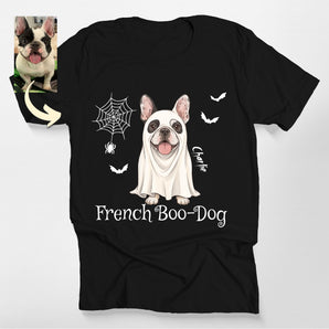 Custom French Boo-Dog Pet Portrait Classic Tee