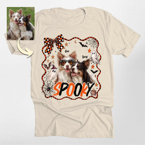Halloween Custom Dog with Sunglasses Classic Tee