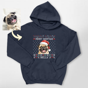 Custom Merry Woofmas Christmas Sweatshirt