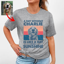 Load image into Gallery viewer, Pawarts | Heartfelt (A Day Without Puppy) Personalized Dog T-shirt For Dog Mom
