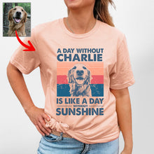 Load image into Gallery viewer, Pawarts | Heartfelt (A Day Without Puppy) Personalized Dog T-shirt For Dog Mom
