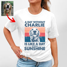 Load image into Gallery viewer, Pawarts | Heartfelt (A Day Without Puppy) Personalized Dog T-shirt For Dog Mom
