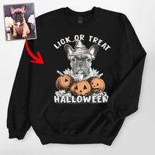 Load image into Gallery viewer, Pawarts | Personalized Halloween Sketch Dog Sweatshirt [Halloween Costume]
