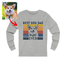Load image into Gallery viewer, Pawarts | Amazing Best Dog Dad Custom Dog Long Sleeve Shirt
