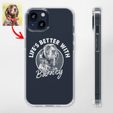 Load image into Gallery viewer, Pawarts | Sketch Customized Dog Phone Case For Dog Lovers
