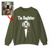 Load image into Gallery viewer, Pawarts - [The DogFather] Personalized Sweatshirt For Dog Dad
