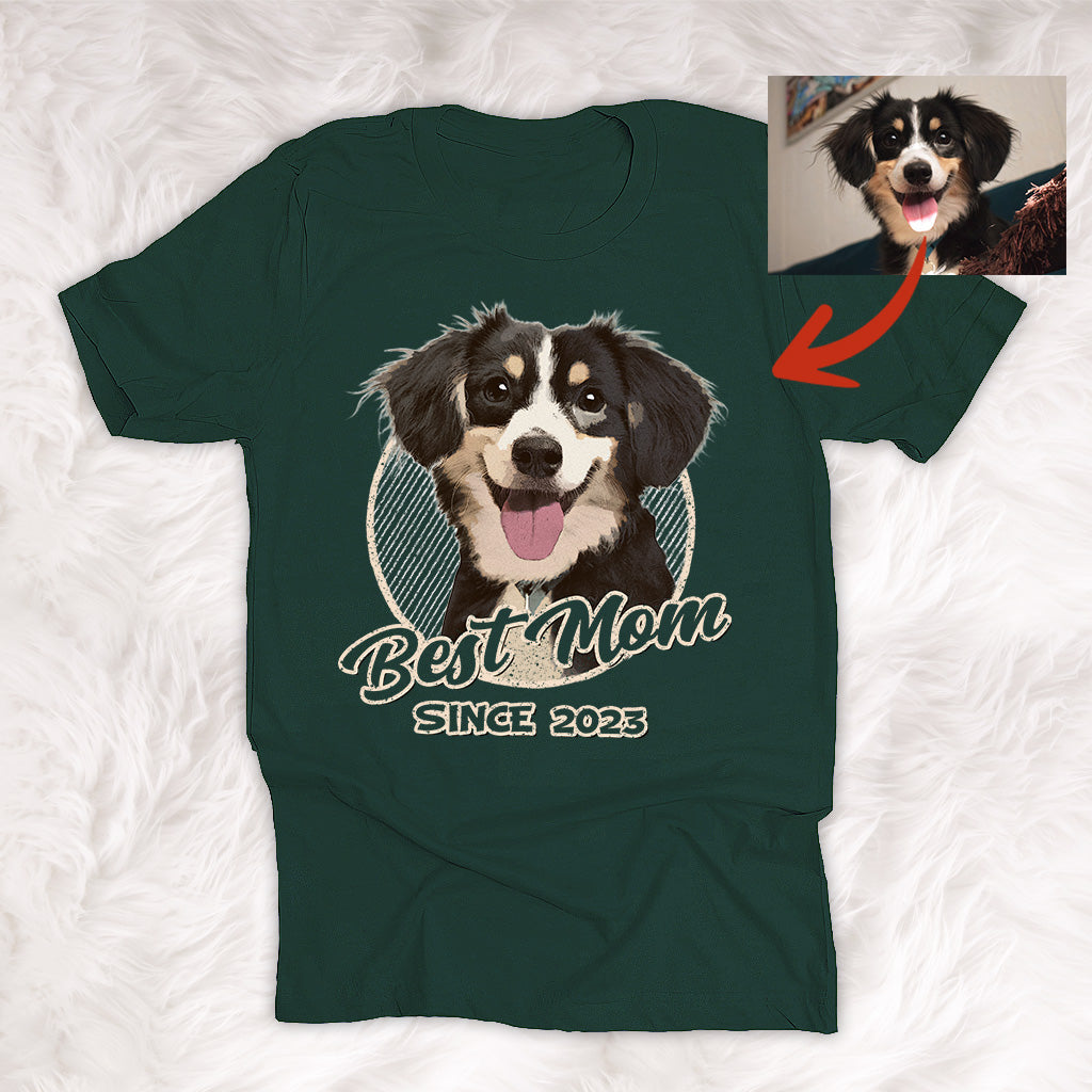 Pawarts | Personalized Dog Color Sketch T-shirt [For Human]
