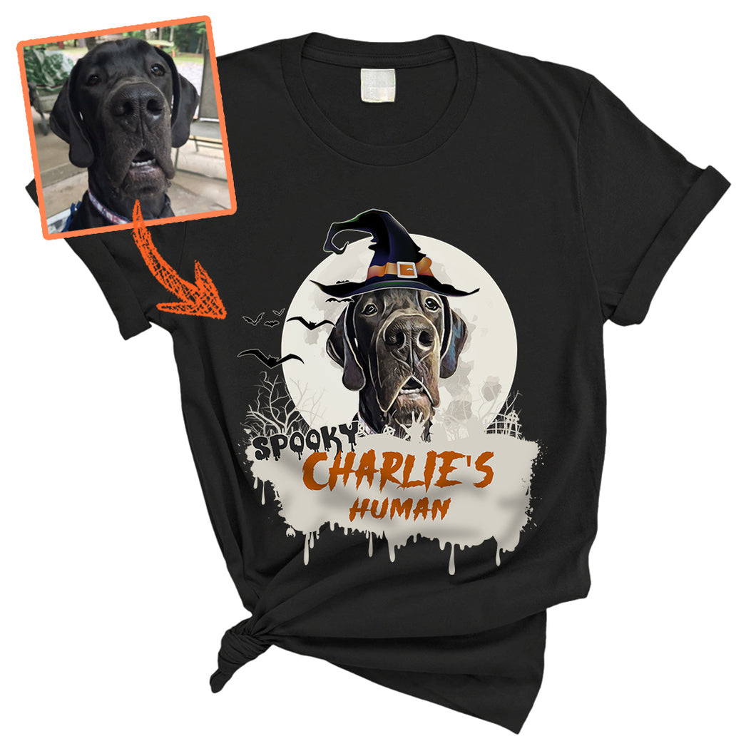 Pawarts | Super Spooky Customized Dog Comfort Colors T-Shirt [Best For Halloween]