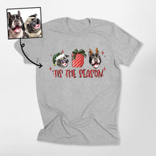 Load image into Gallery viewer, Pawarts | [Tis The Season] Personalized Dog T-shirt For Human
