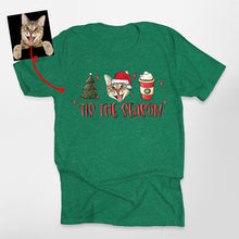 Load image into Gallery viewer, Pawarts | [Tis The Season] Personalized Dog T-shirt For Human
