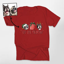 Load image into Gallery viewer, Pawarts | [Tis The Season] Personalized Dog T-shirt For Human
