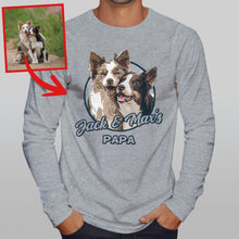 Load image into Gallery viewer, Pawarts | Super Impressive Personalized Dog Long Sleeve Shirt [For Dog Dad]
