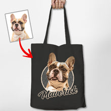 Load image into Gallery viewer, Pawarts | Colorful Customized Dog Tote Bags For Human
