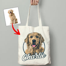 Load image into Gallery viewer, Pawarts | Colorful Customized Dog Tote Bags For Human
