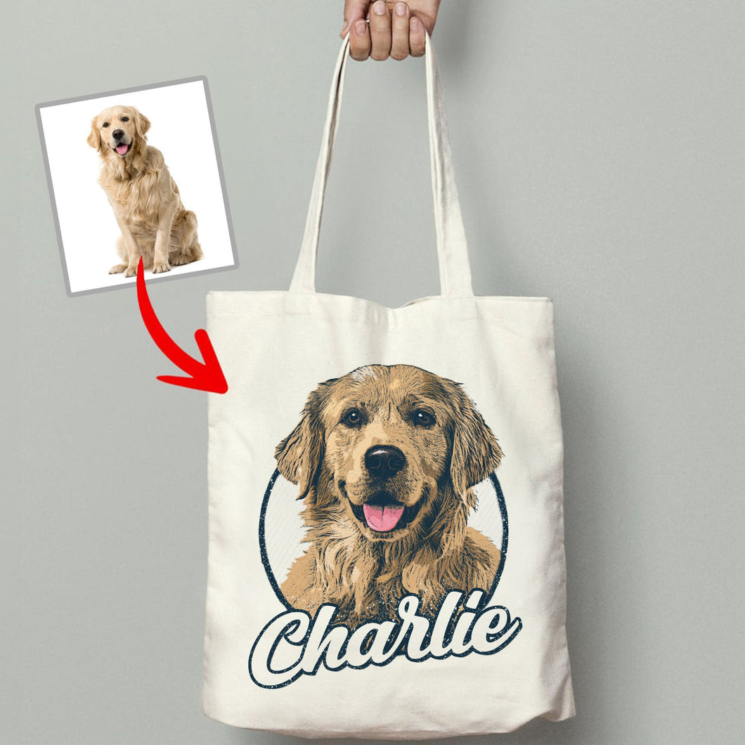 Pawarts | Colorful Customized Dog Tote Bags For Human